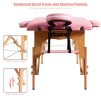 Table de massage portable 84''L réglable pour le visage, le spa et le tatouage avec transport