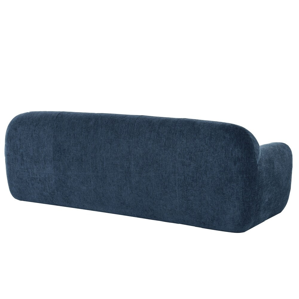 Canapé 3 places en tissu chenille de 85,8 pouces de large avec style capitonné