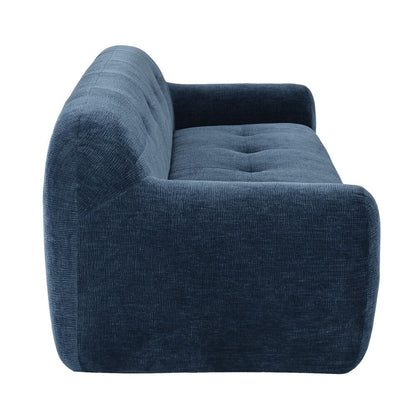 Canapé 3 places en tissu chenille de 85,8 pouces de large avec style capitonné