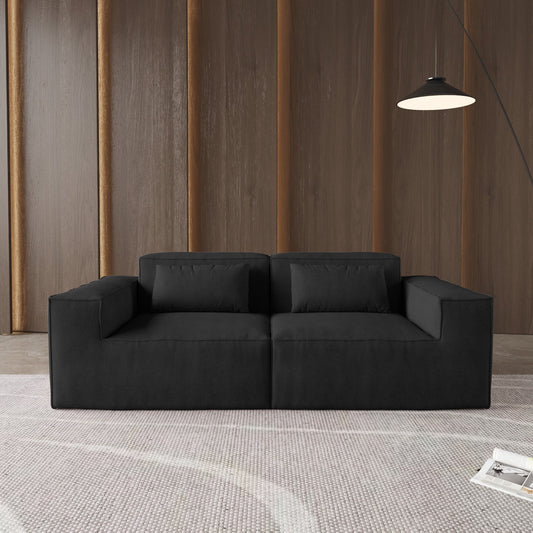 Canapé sectionnel modulaire 86,62 $, grand canapé causeuse Plus, canapés modernes et confortables en velours côtelé