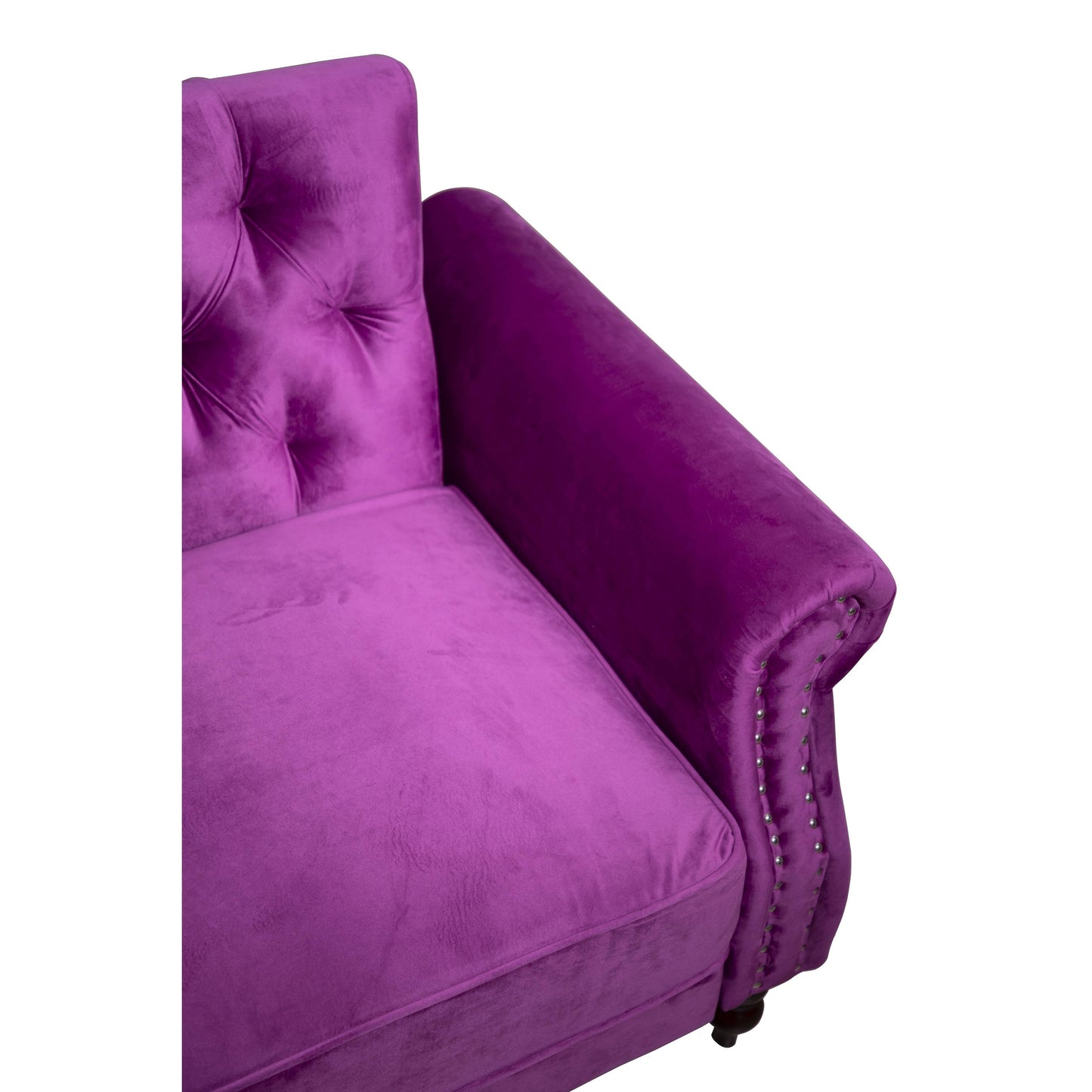 Canapé-lit convertible en velours de 87,8 po avec futon