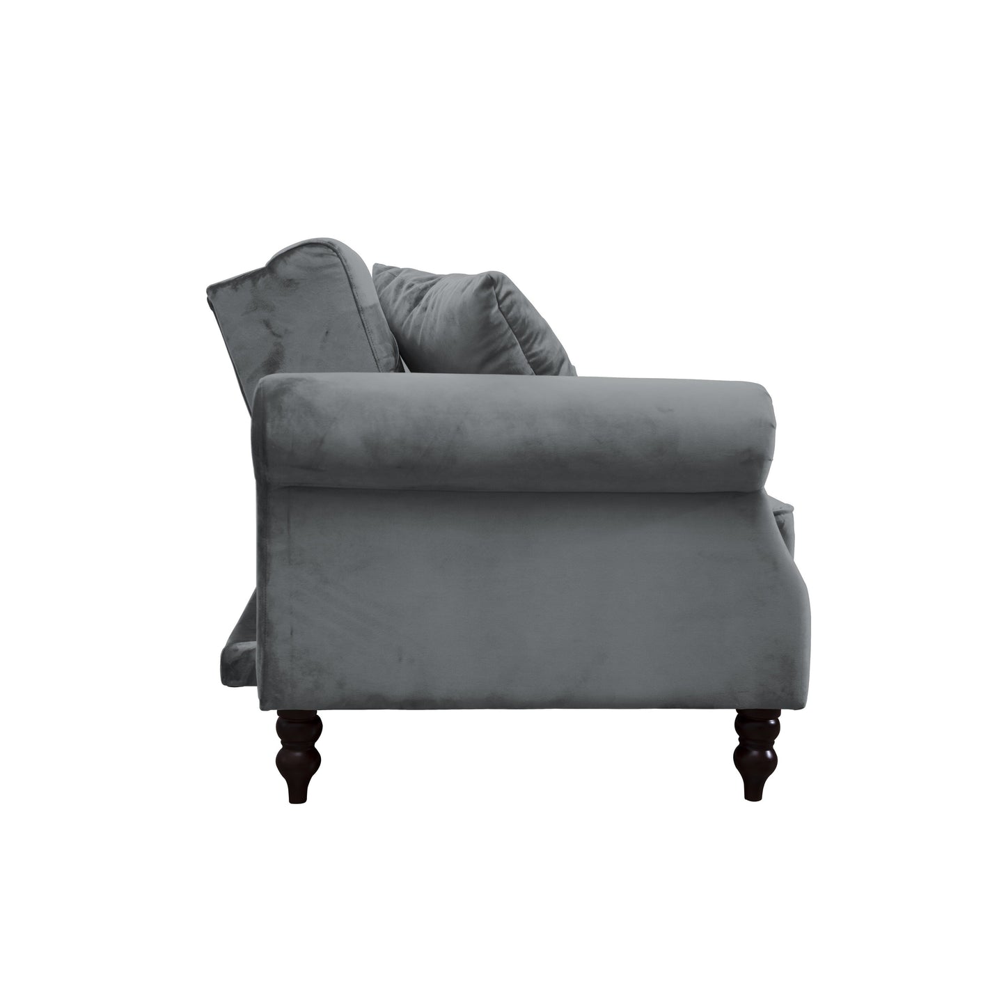 Canapé-lit convertible en velours de 87,8 po avec futon
