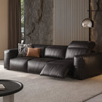 Canapé inclinable électrique Gallant en cuir pleine fleur