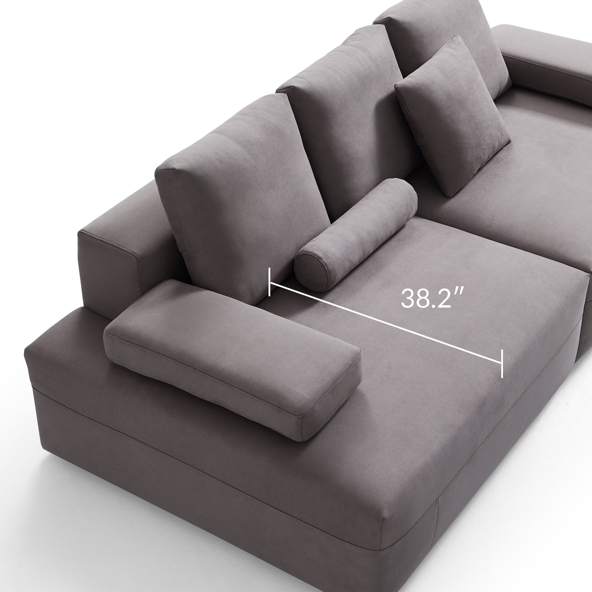 Composition Wabi-Sabi Gray Sofa