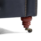 Durango Chesterfield Top Grain Leather Tufted Sofa
