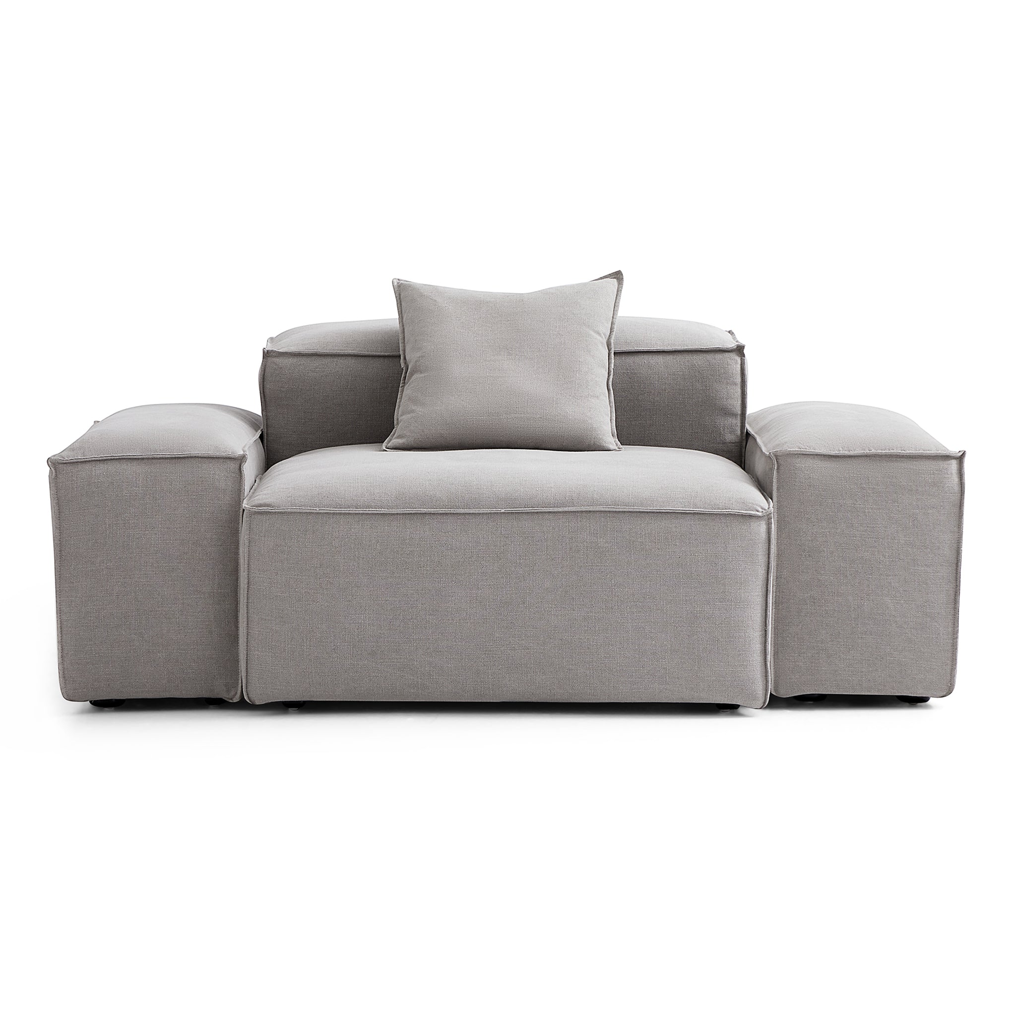 Freedom Modular New Gray Accent Armchair