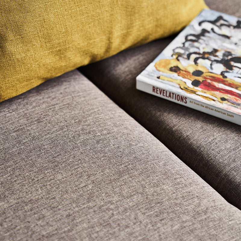 Canapé modulable courbé bicolore Peanut