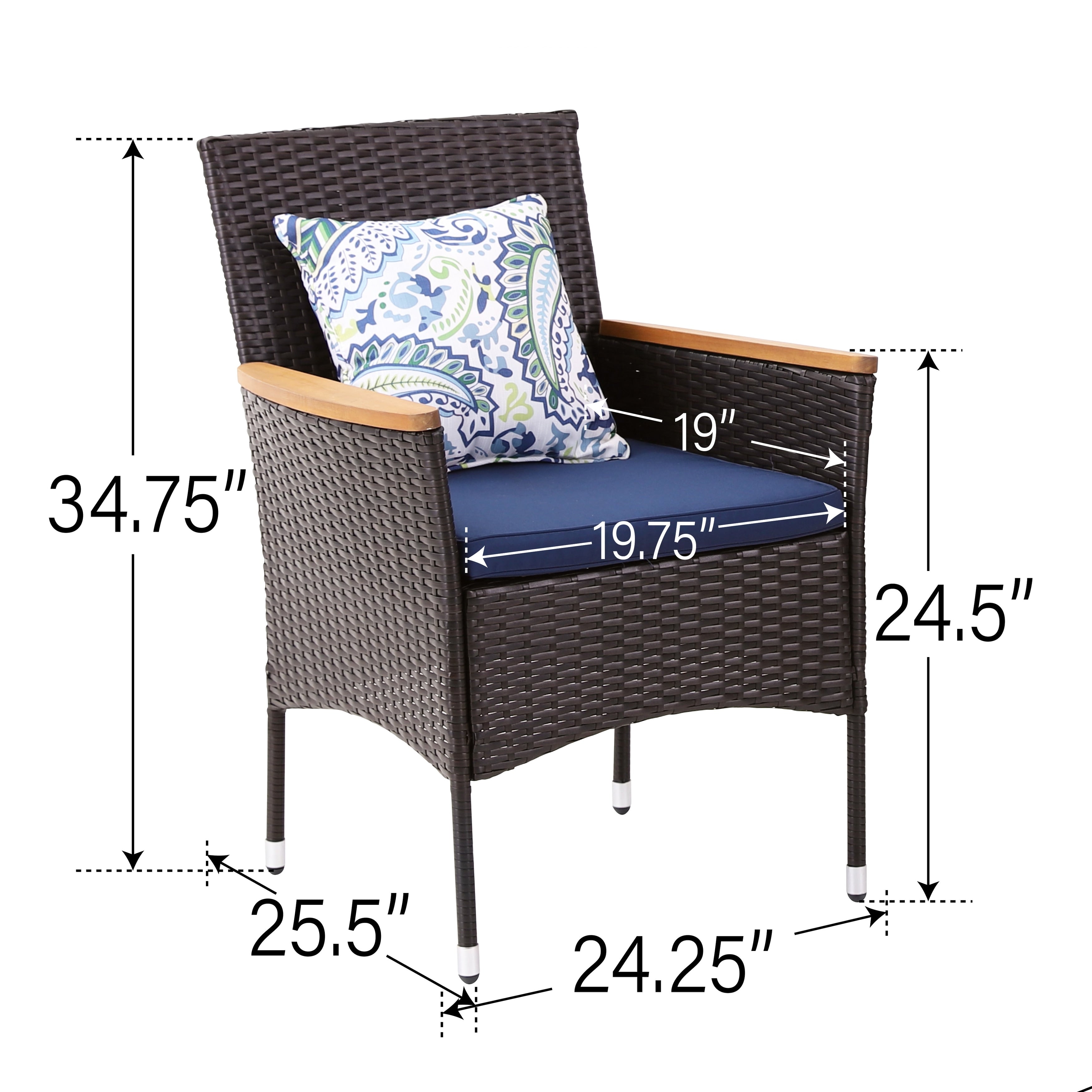 Ensemble de salle à manger de patio 9 pièces en rotin et osier avec trou pour parasol