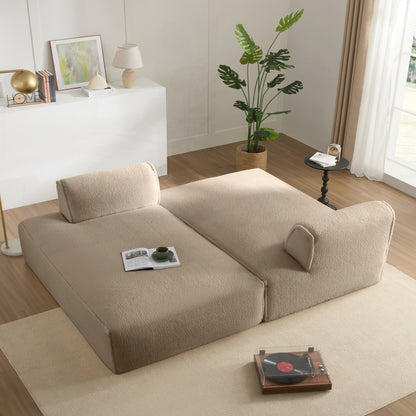 Canapé sectionnel modulaire surdimensionné de 90 pouces