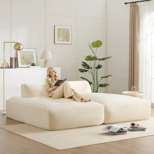 Canapé sectionnel modulaire surdimensionné de 90 pouces