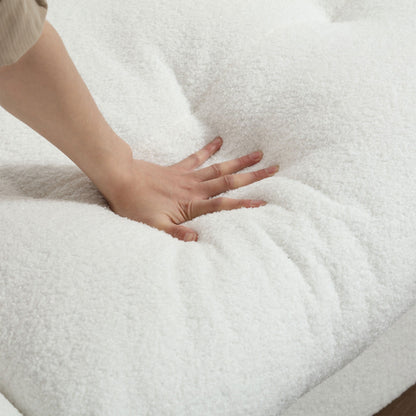 Canapé 2 places en tissu capitonné de 96,46 pouces, cadre robuste et confortable pour le salon