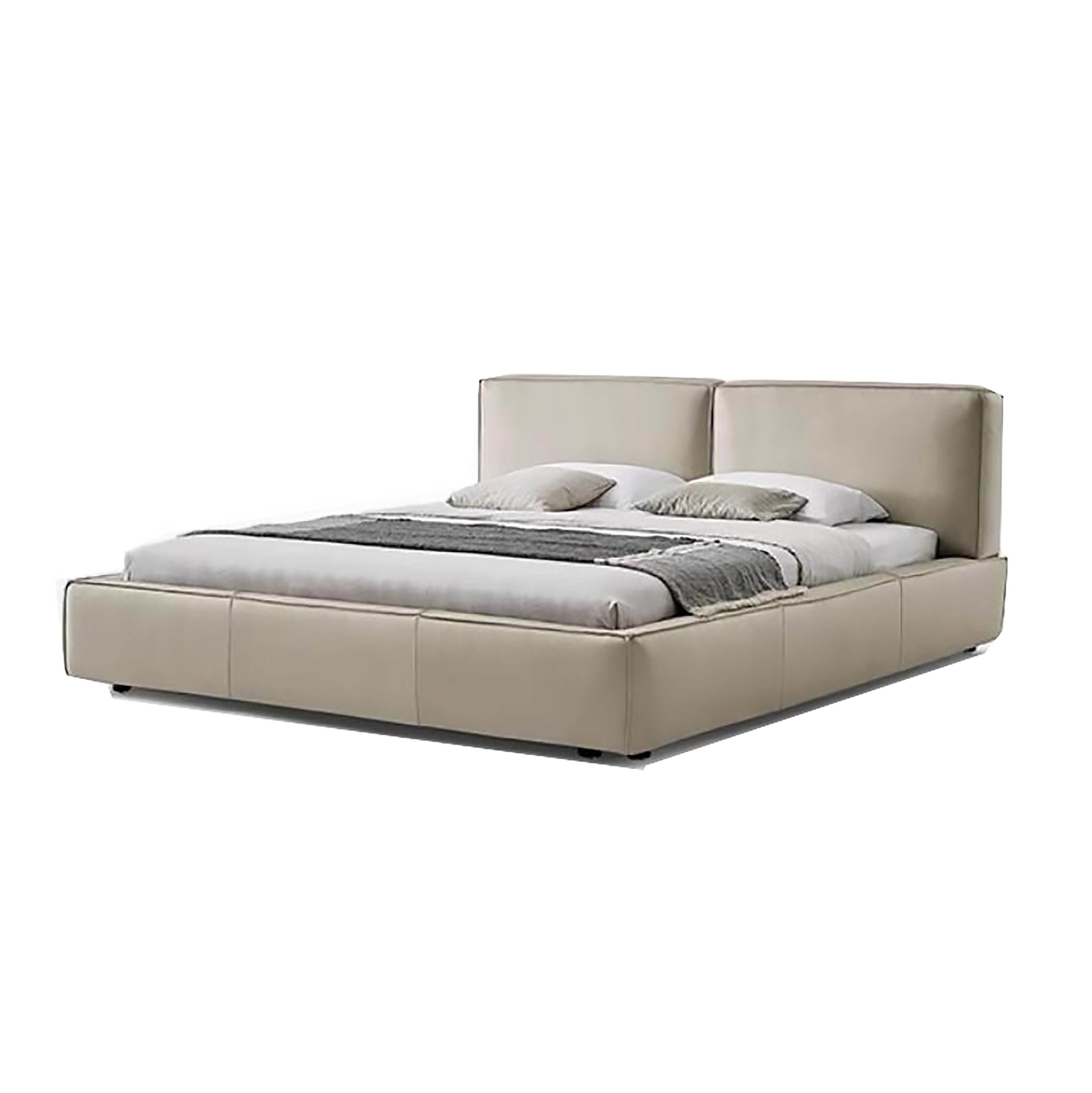 Pudding Leather Bed