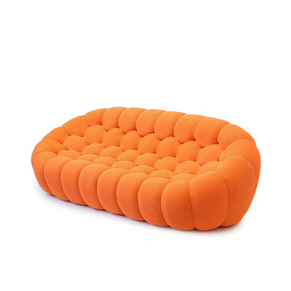 Canapé à bulles moderne 98,43 pouces en forme de nid d'abeille 3D