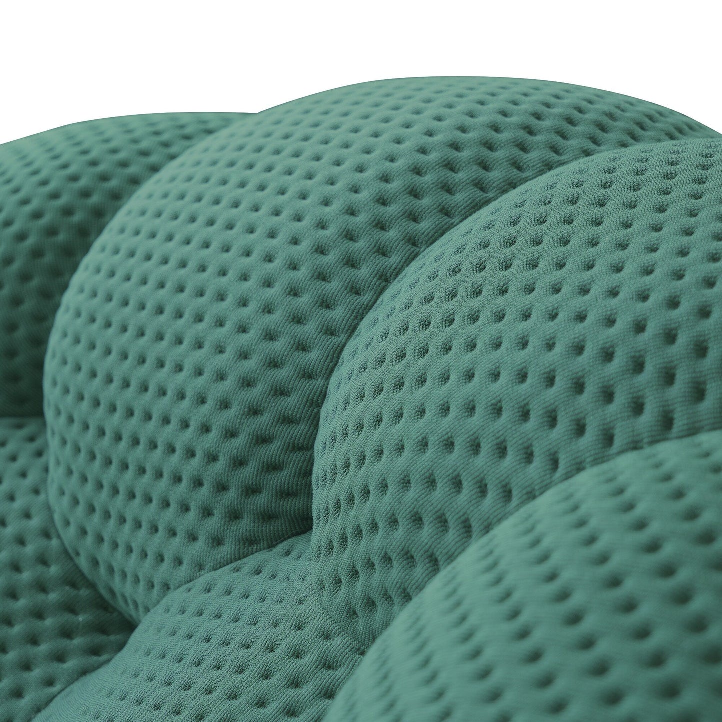 Canapé à bulles moderne 98,43 pouces en forme de nid d'abeille 3D