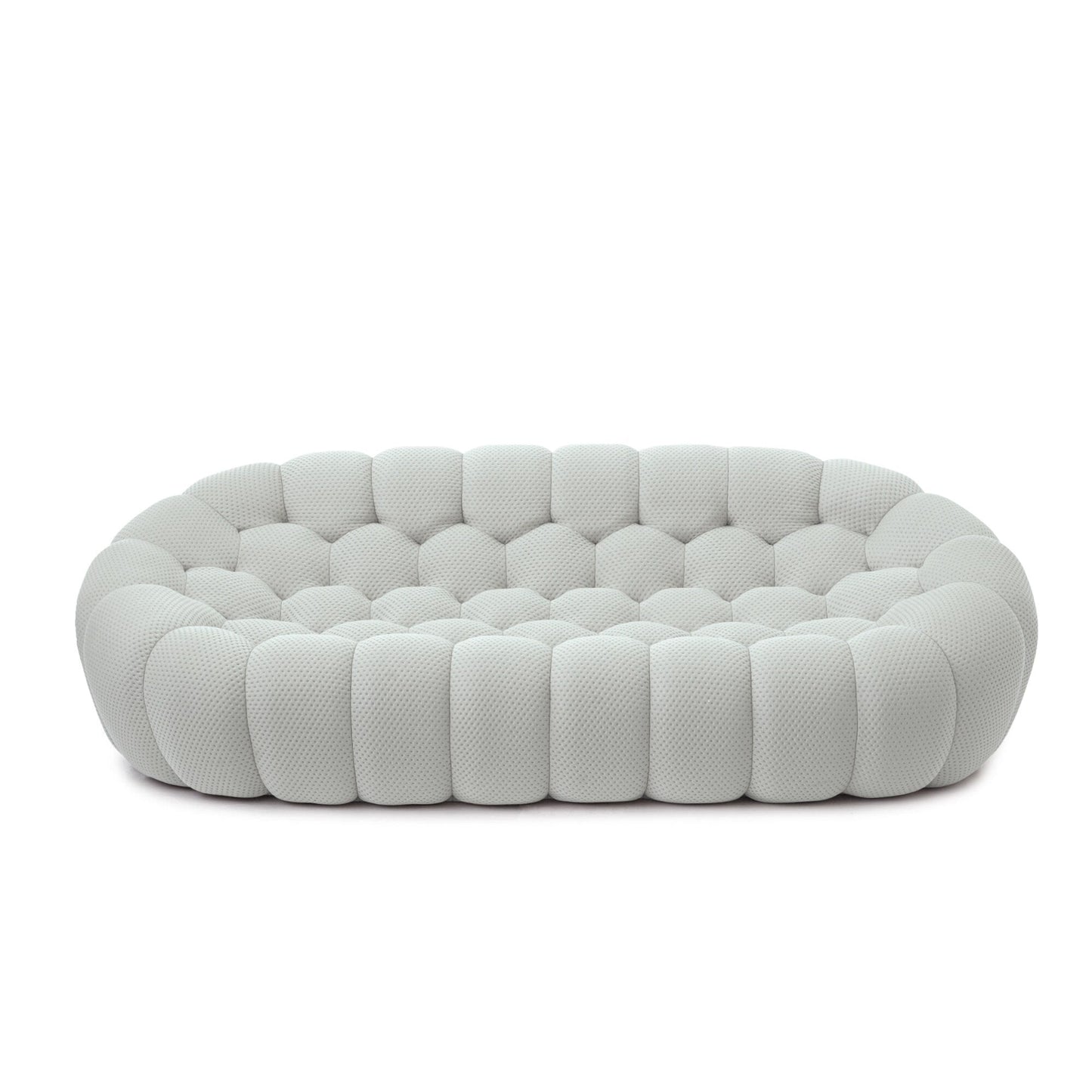Canapé à bulles moderne 98,43 pouces en forme de nid d'abeille 3D