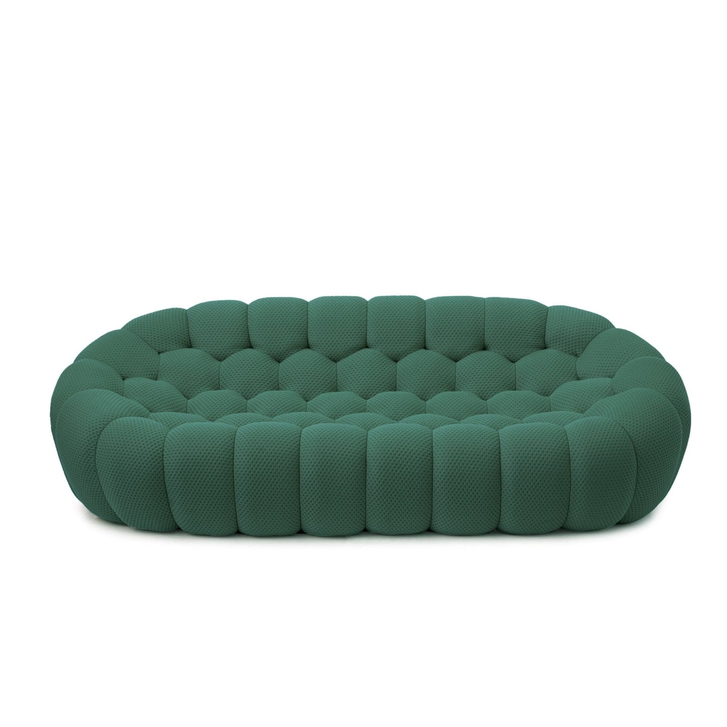 Canapé à bulles moderne 98,43 pouces en forme de nid d'abeille 3D