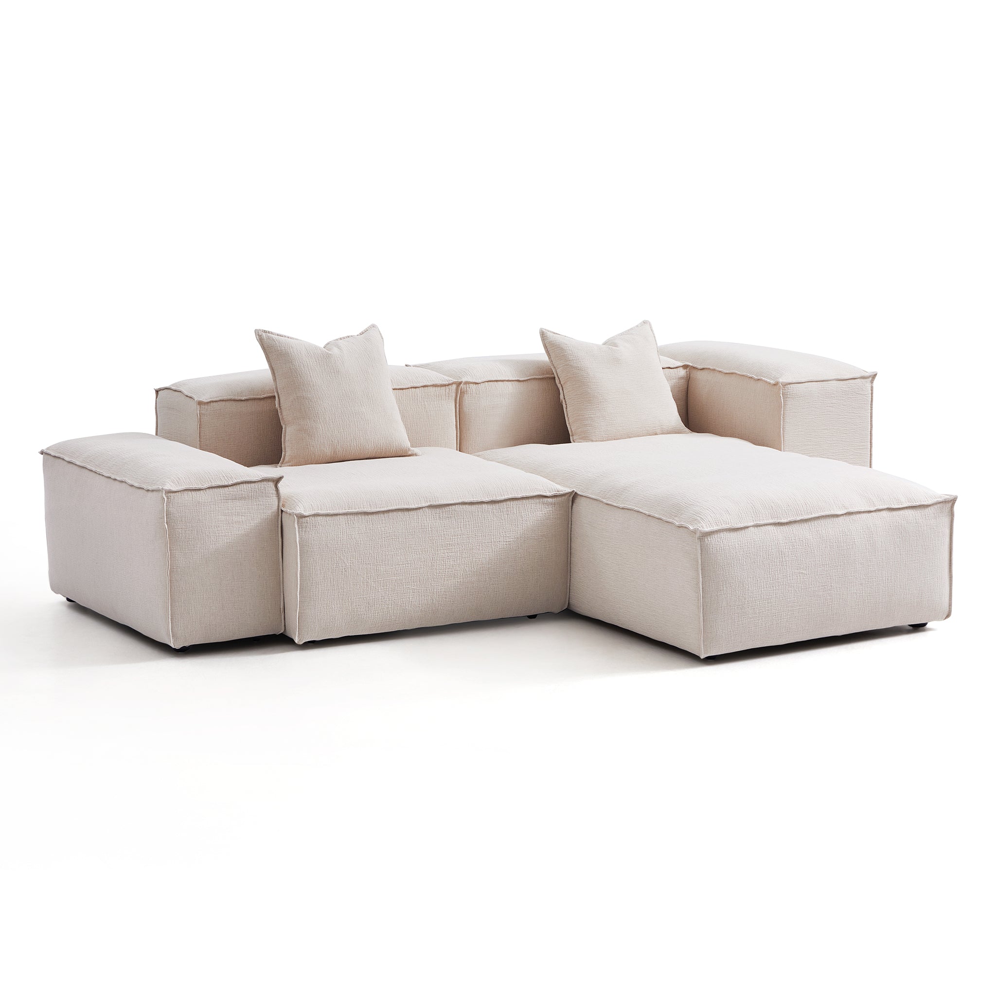 Freedom Modular Gray Sectional Sofa