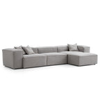 Canapé modulable Freedom beige avec pouf