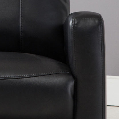 Petit fauteuil de lecture inclinable électrique AC Pacific Modern en similicuir