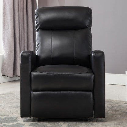 Petit fauteuil de lecture inclinable électrique AC Pacific Modern en similicuir