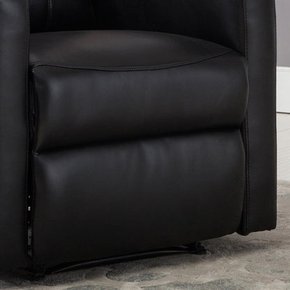 Petit fauteuil de lecture inclinable électrique AC Pacific Modern en similicuir