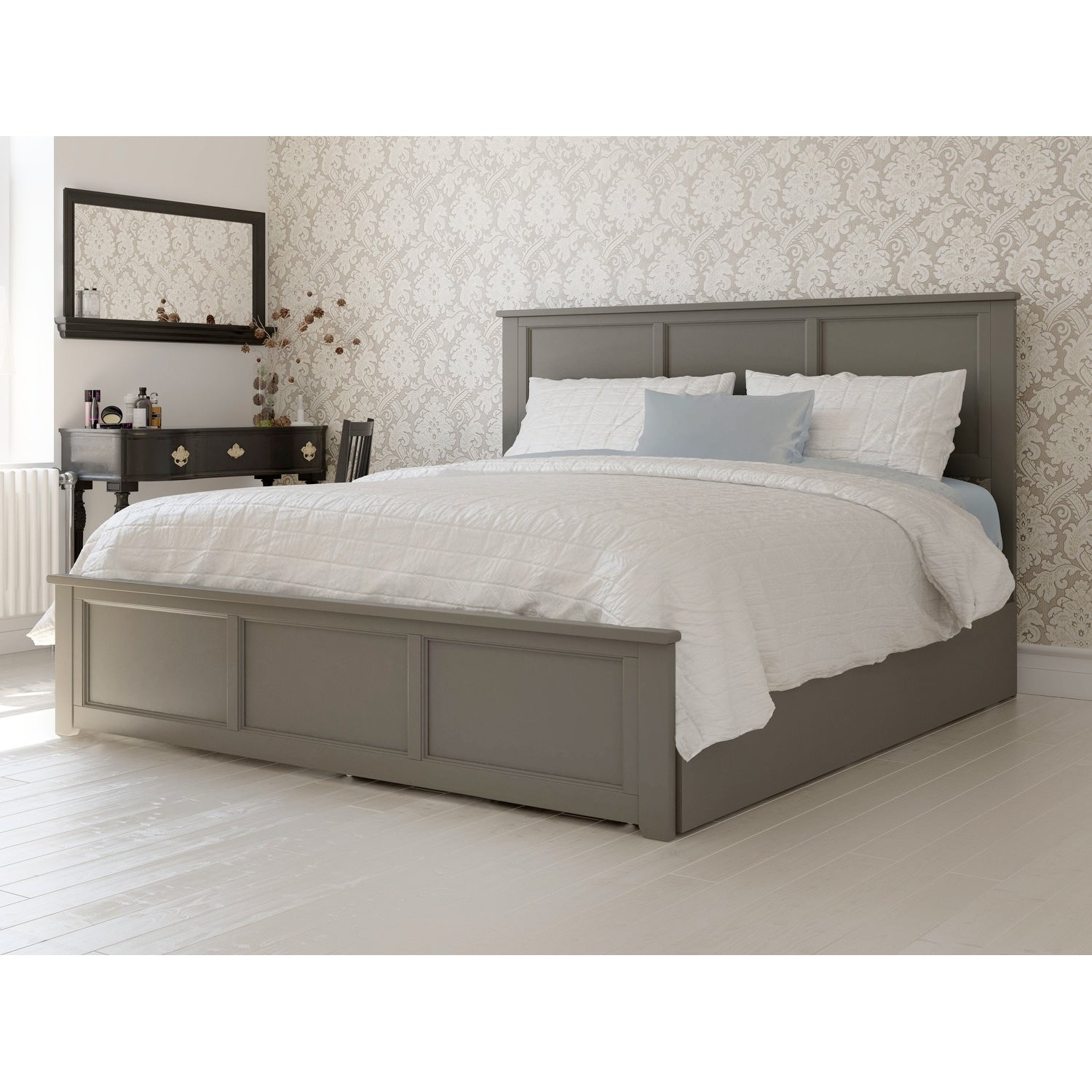 AFI Madison Platform Bed with Matching Footboard & Trundle