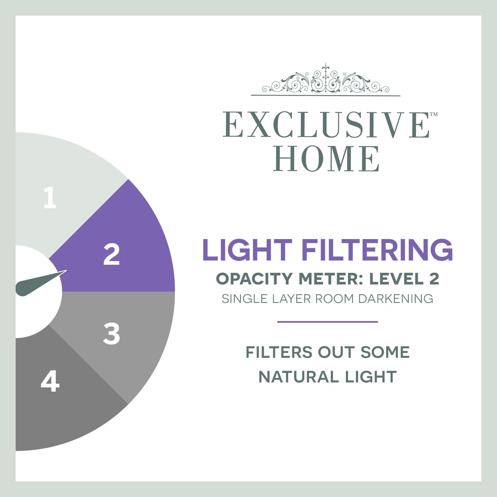 Paire de rideaux à œillets filtrant la lumière en lin mélangé ATI Home Kochi