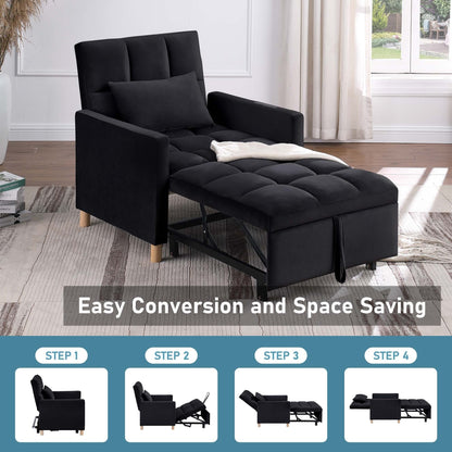 Fauteuil-lit convertible Aukfa avec oreiller