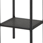 Ensemble de bar de patio en osier AVAWING 3 pièces avec housse de coussin supplémentaire