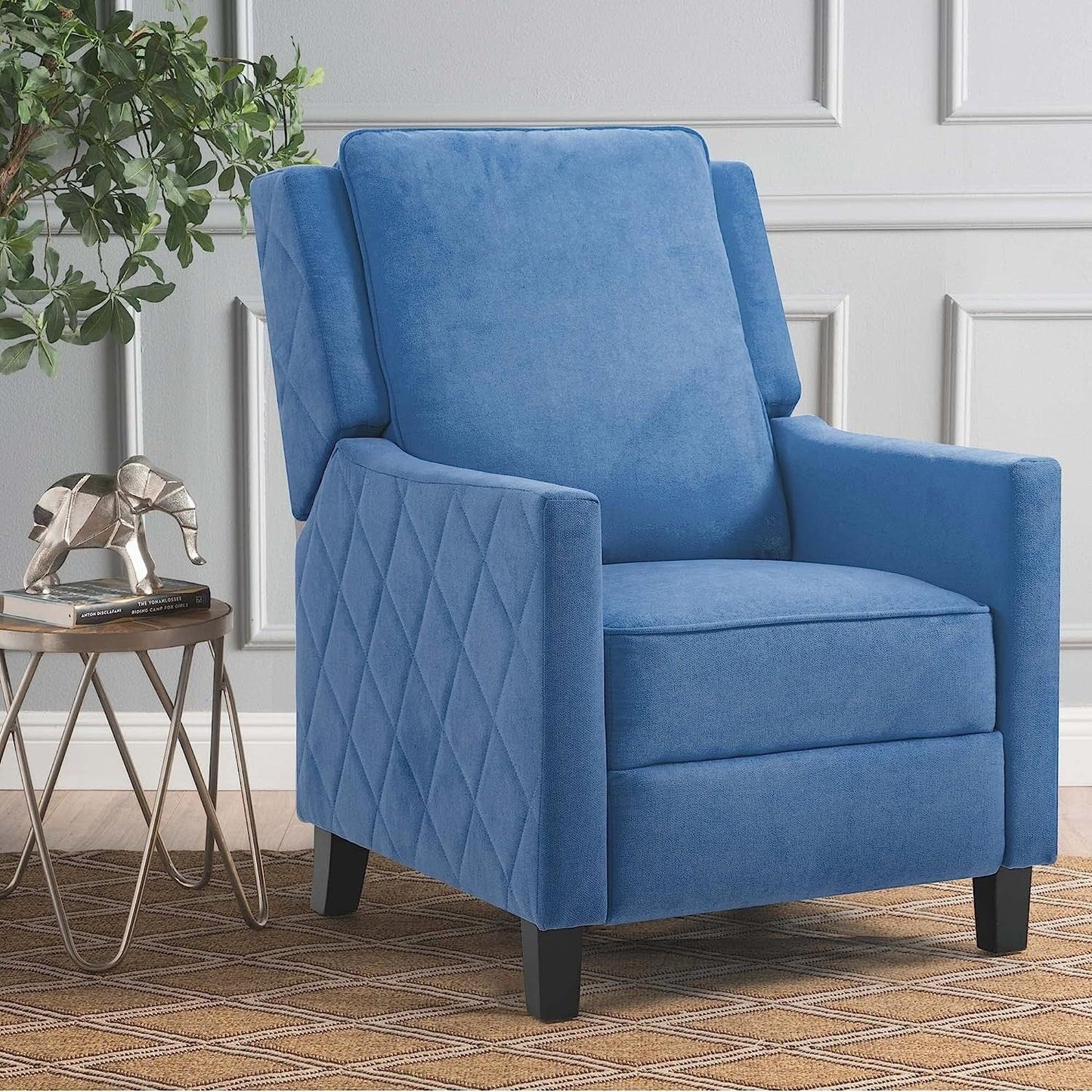 AVAWING Lot de 2 fauteuils inclinables à dossier relevable Fauteuil à oreilles en lin