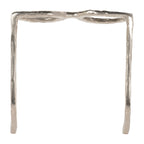 Sagebrook Home Sculpture abstraite moderne en métal et verres en aluminium, objet décoratif
