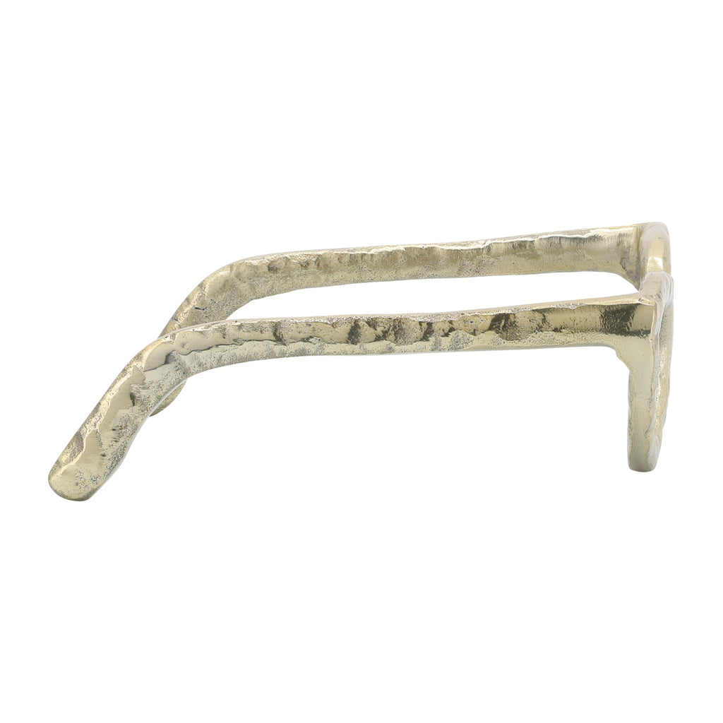 Sagebrook Home Sculpture abstraite moderne en métal et verres en aluminium, objet décoratif