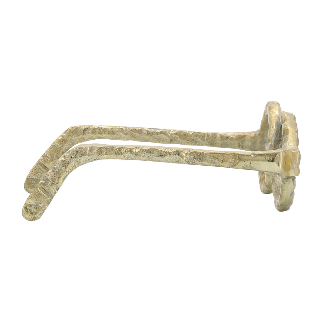 Sagebrook Home Sculpture abstraite moderne en métal et verres en aluminium, objet décoratif