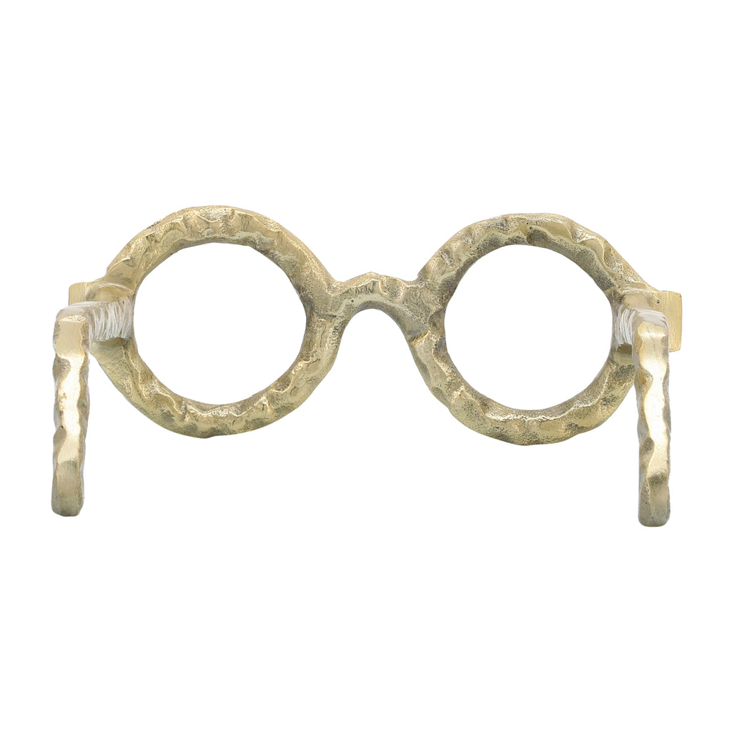 Sagebrook Home Sculpture abstraite moderne en métal et verres en aluminium, objet décoratif