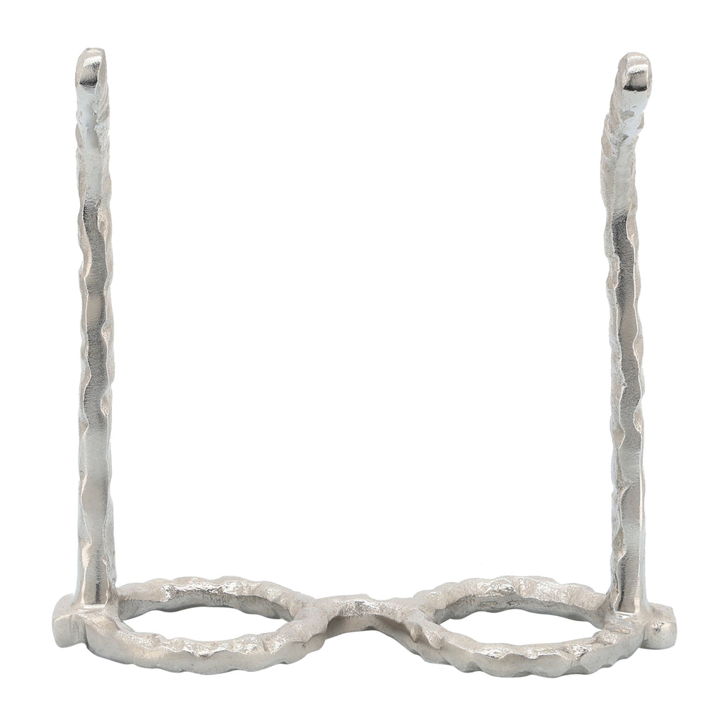 Sagebrook Home Sculpture abstraite moderne en métal et verres en aluminium, objet décoratif