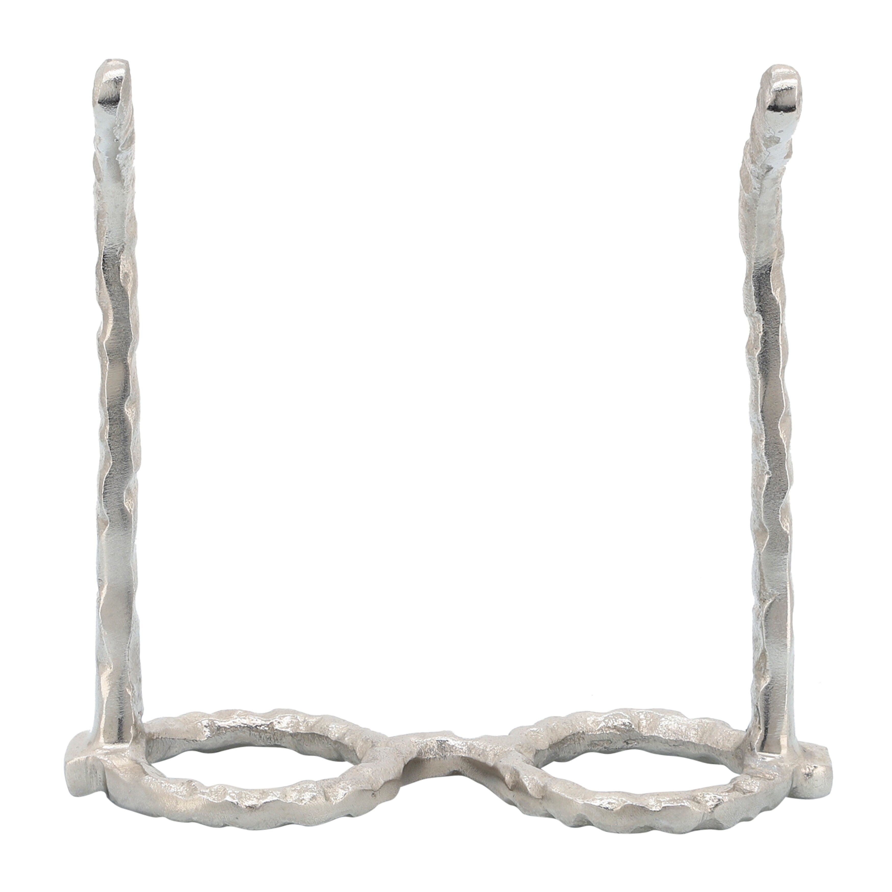 Sagebrook Home Sculpture abstraite moderne en métal et verres en aluminium, objet décoratif