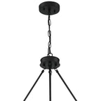 Lustre Acroma Farmhouse à 12 lumières, 40 po, en forme de roue de chariot, certifié UL - 40 po P x 138 po H