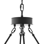Lustre rond en forme de roue de chariot de style ferme moderne Acroma à 20 lumières de 40 po avec certification UL