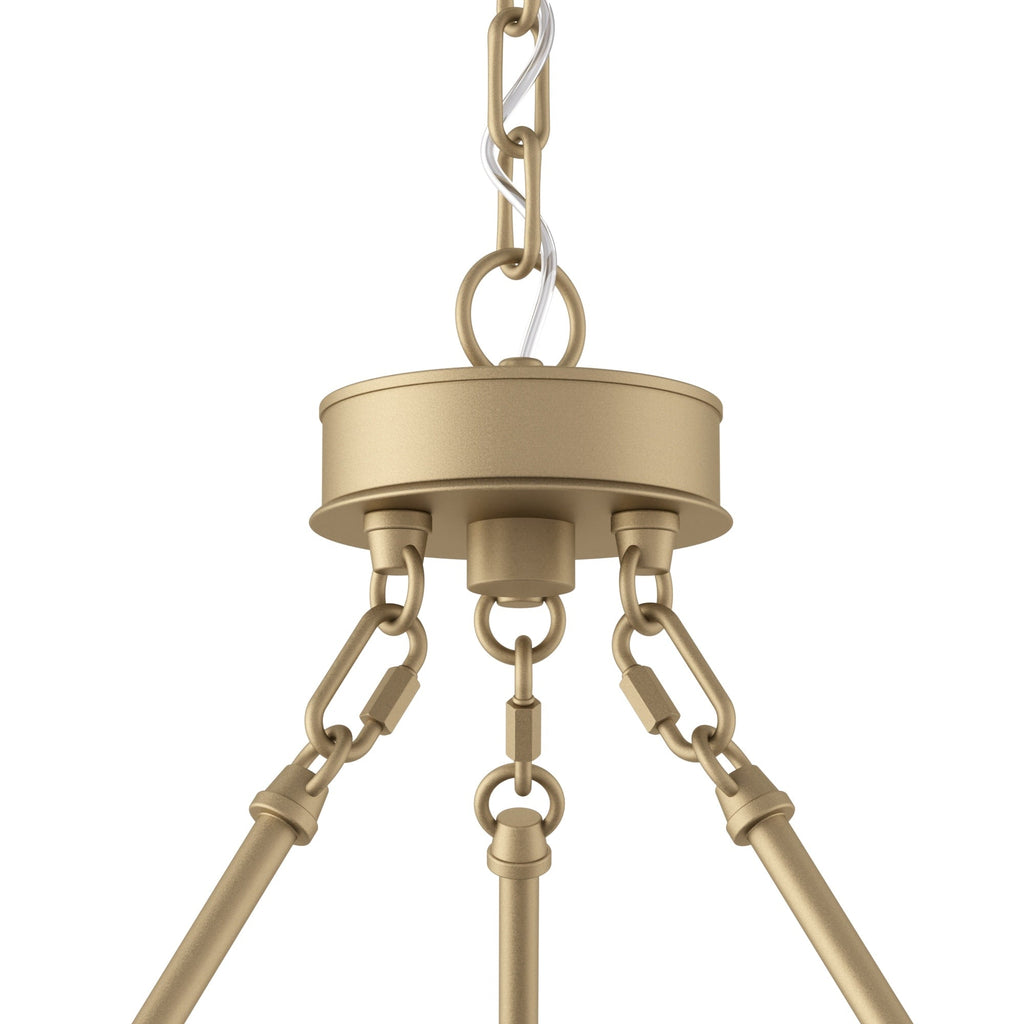 Lustre rond en forme de roue de chariot de style ferme moderne Acroma à 20 lumières de 40 po avec certification UL