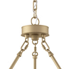 Lustre rond en forme de roue de chariot de style ferme moderne Acroma à 20 lumières de 40 po avec certification UL