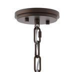 Lustre rond en forme de roue de chariot de style ferme moderne Acroma à 20 lumières de 40 po avec certification UL