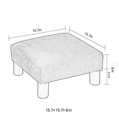 Tabouret d'escalier pour chien Adeco Ottoman rembourré en tissu