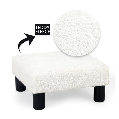 Tabouret d'escalier pour chien Adeco Ottoman rembourré en tissu