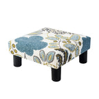 Adeco Ottoman Upholstered Fabric Footrest Pet Steps Dog Stair Stool