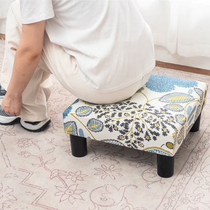 Tabouret d'escalier pour chien Adeco Ottoman rembourré en tissu