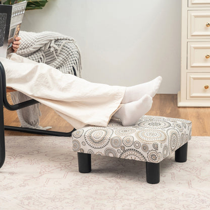 Tabouret d'escalier pour chien Adeco Ottoman rembourré en tissu