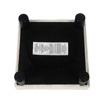 Tabouret d'escalier pour chien Adeco Ottoman rembourré en tissu