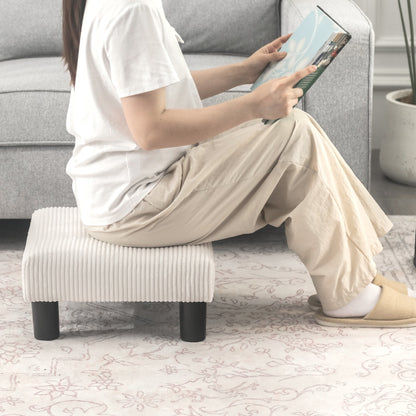 Tabouret d'escalier pour chien Adeco Ottoman rembourré en tissu