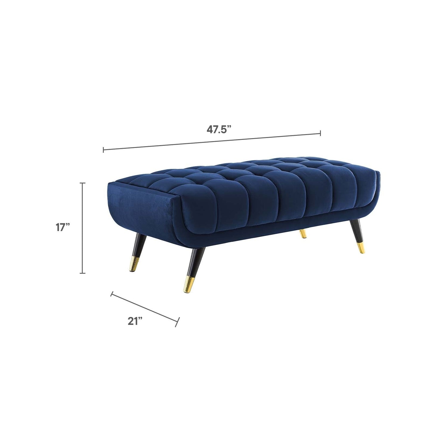 Banc en velours Adept 60 Performance