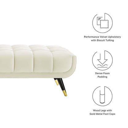 Banc en velours Adept 60 Performance
